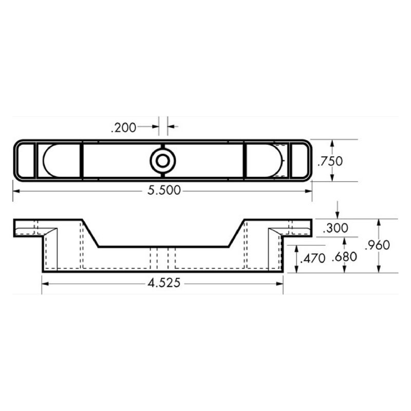 TT False Front Cabinet Clips 4-1/2" - Fake Drawer Clips/False Drawer Front Clips - 1 Set (2 Clips) - Image 4